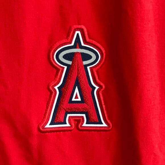 Nike MLB LA Angels Red Pullover Shirt XXL Dri-Fit Authentic Collection NWT - Picture 3 of 14